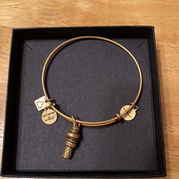 Alex and Ani Gold Ice Cream bangle - Picture 3 of 3